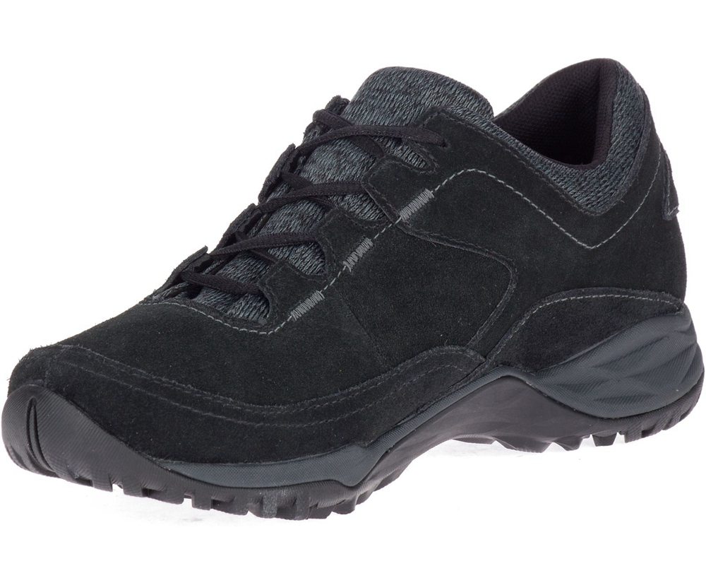 Merrell Sneakers Black - Addison Leather Waterproof Q2 - Womens 91QTNDXFV